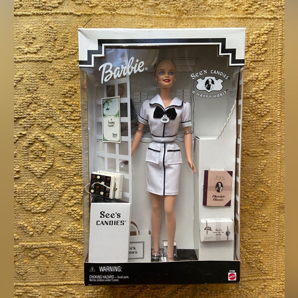 Vintage Sees Candy Barbie Mint Condition Valentine’s Day Collectible 1999